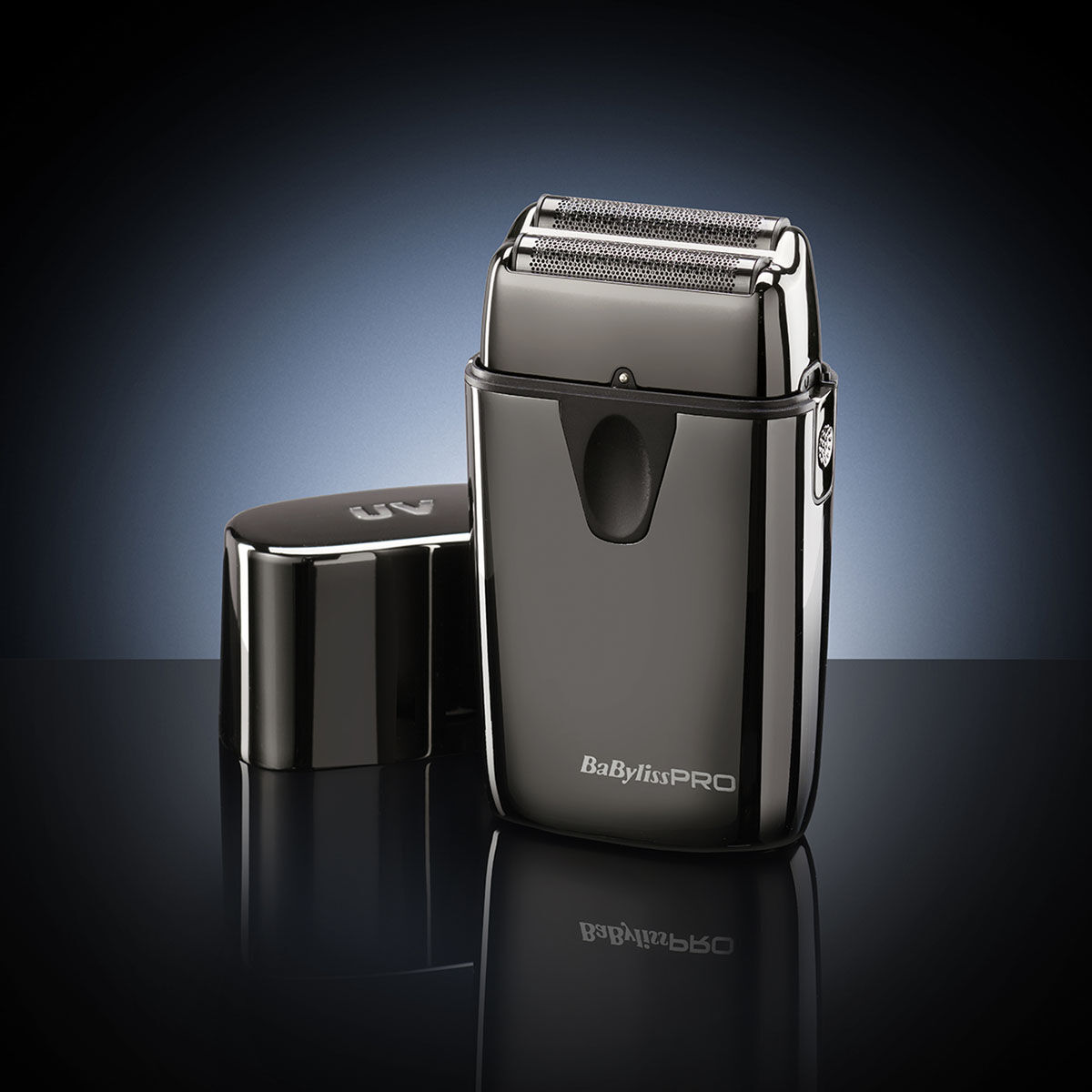 UVFOIL02 - UV Double Foil Shaver on dakr background